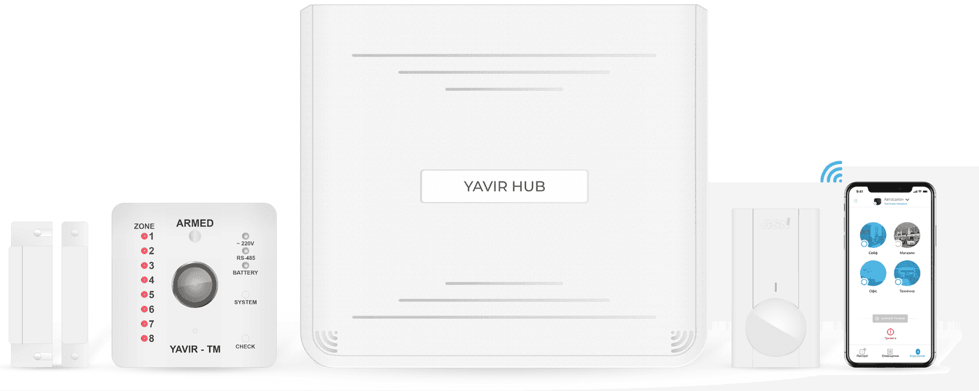 Дротовий комплект YAVIR HUB