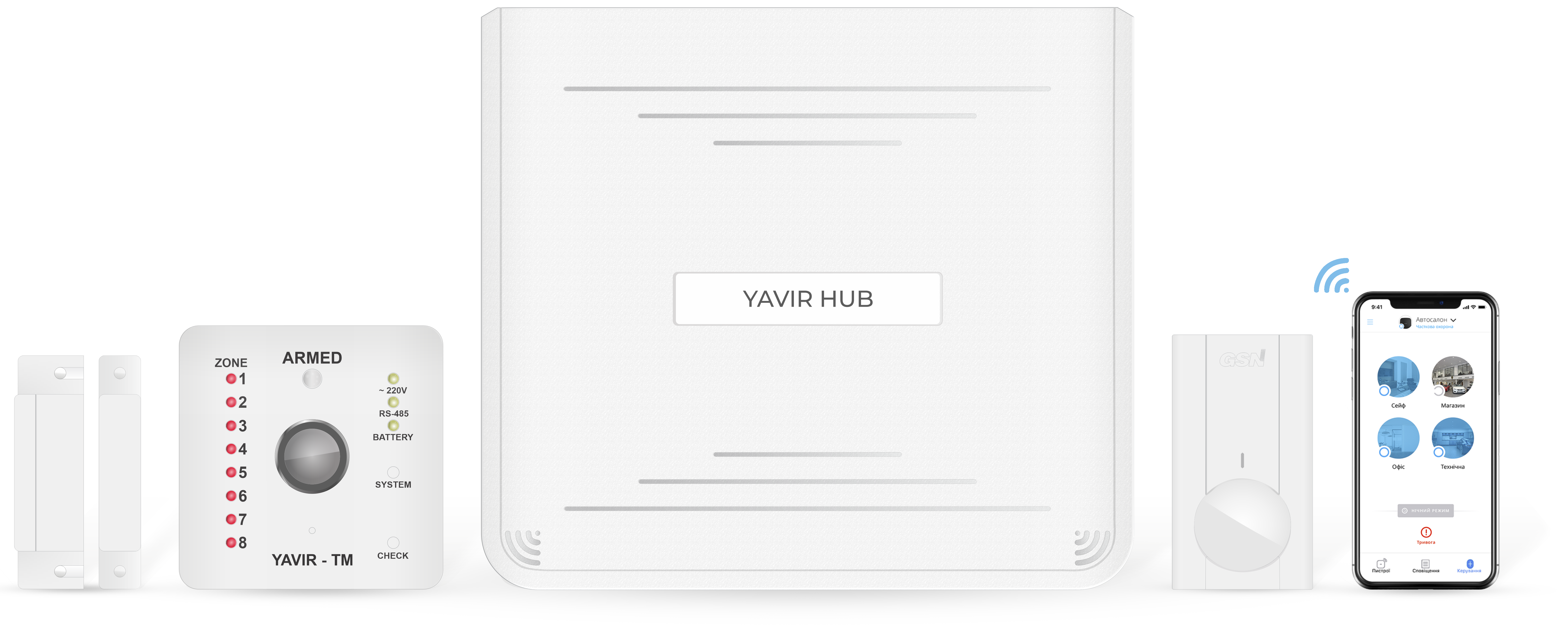 Проводной комплект YAVIR HUB